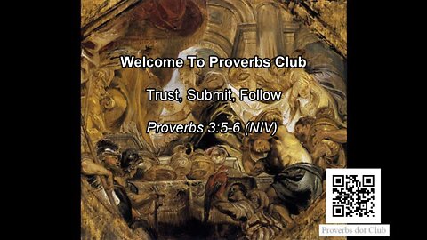 Trust, Submit, Follow - Proverbs 3:5-6