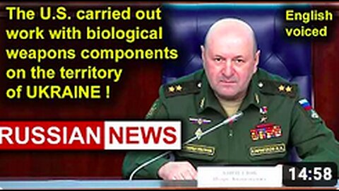 United States military biological activities in Ukraine raise questions! Russia