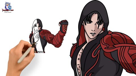 How To Draw Jin Kazama Tekken Bloodline - Anime Tutorial