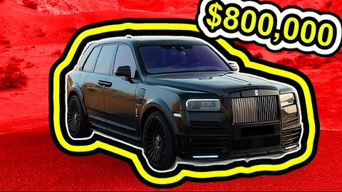 $800,000 Mansory Rolls Royce Cullinan Black Badge