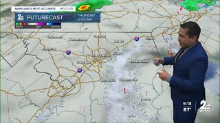 WMAR-2 News Cesar Cornejo Wednesday weather