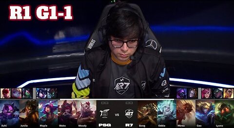 PSG vs R7 - Game 1 | Day 1 LoL Worlds 2023 Play-Ins | PSG Talon vs Movistar R7 G1 Full