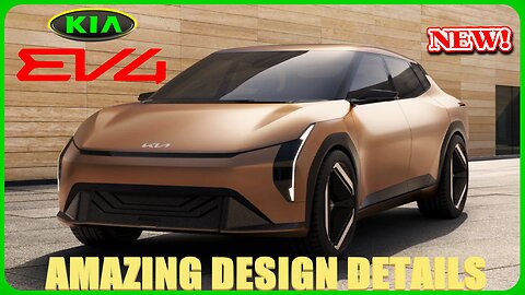 NEW KIA CONCEPT EV4 - AMAZING DESIGN DETAILS #kia #ev4 #car_2024 #new_car #amazing_car