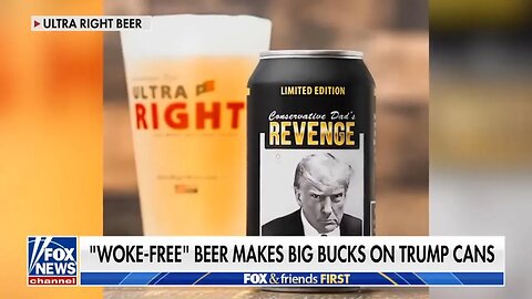 'Woke-Free' Beer Makes Big Bucks With Trump Mugshot