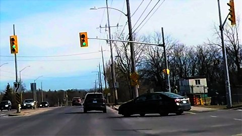 Oblivious driver shows why we can never take our eyes off the road