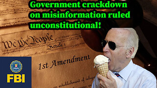 Government crackdown on misinformation ruled unconstitutional.
