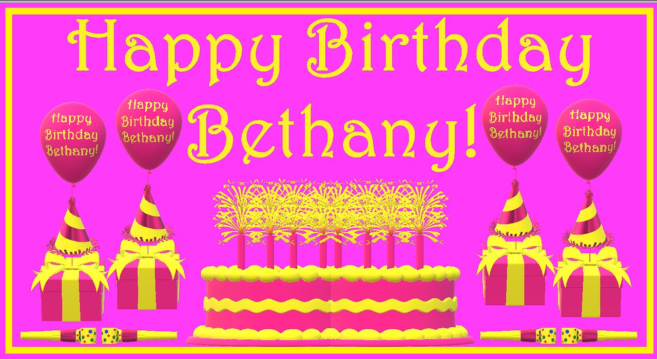 Happy Birthday Betania 