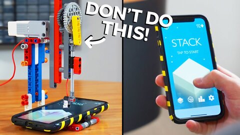 Making a LEGO robot to Cheat on mobile games