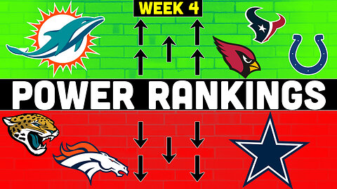NFL week 4 Power Rankings