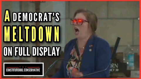 Democrat Has Meltdown & Shows What Lunacy Looks Like