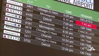 Nationwide ground stop impacted local airports in northeast Wisconsin