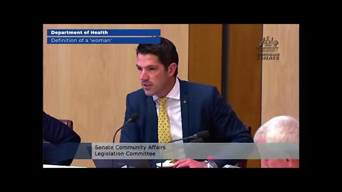 Australian Department of Health Stunned By Senator's Question: "What Is A Woman?"