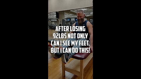 After losing 92lbs not only can I see my feet, but I can do this! How much would you have to lose?