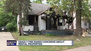 Deadly fire raises concerns about rental properties