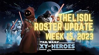 TheLisol Roster Update | Week 15, 2023 | Jabba work, prepping for Leviathan | SWGoH