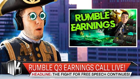 Rumble's Q3 Earnings Call LIVE!