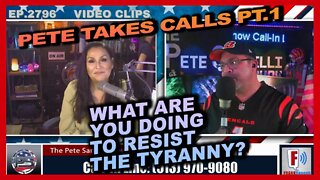 PETE SANTILLI TAKES YOUR CALLS PT. 1 "WHAT ARE YOU DOING TO RESIST THE TYRANNY?"