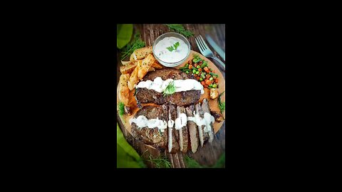 BEEF STEAK with MUSHROOM SAUCE