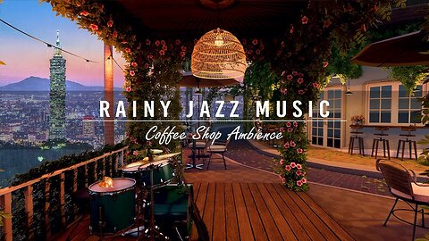 Cool Night Jazz Cafe Instrumental Music | Spring Jazz Warm Ambient Sounds | Relax, Work, Study