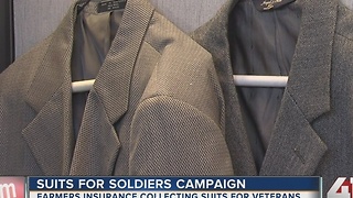 Farmers Insurance collects suits for veterans