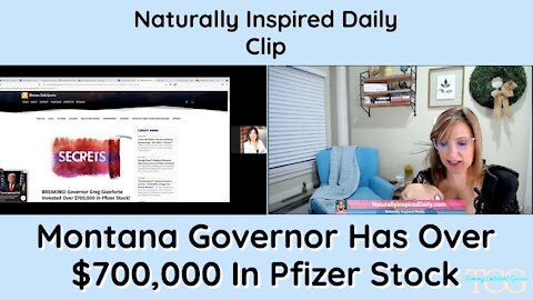 Montana Governor Has Over $700,000 In Pfizer Stock