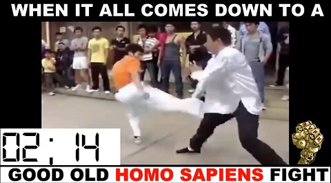 Taekwondo versus Kung Fu / Wing Chun | Classic Homo Sapiens Fight | Real Violence For Knowledge