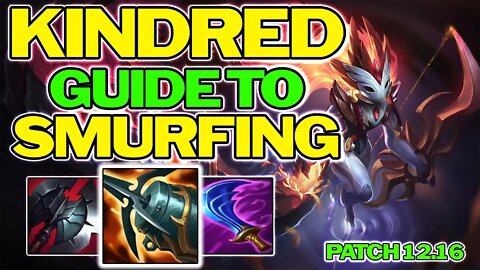 How To Play Kindred Jungle Bruiser Build! Best on-hit Kindred Build For Beginners! #leagueoflegends