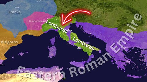 How could the Lombards invade Italy so easily in 568 AD?