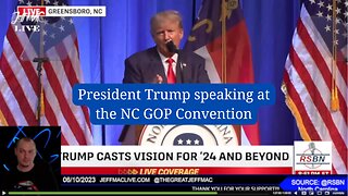 LIVE: President Trump speaking at the NC GOP Convention