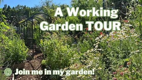Working Garden Tour: Spend a morning with me in the garden