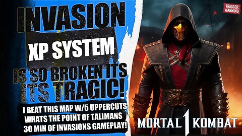 Mortal Kombat 1 : Invasions Xp System is BROKEN, 5 Uppercuts Wins The Fight | 30 Min Gameplay
