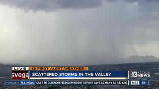 Flash flood warning issued for parts of Las Vegas valley