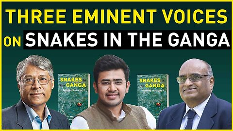 Tejasvi Surya (MP), R Jaggi(Journalist) & R. Vaidyanathan(Prof of Management) on Snakes in the Ganga