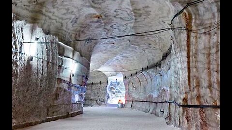 WAGNER'S NEW UNDERGROUND BASE BENEATH BAKHMUT SHOWN (100M BELOW - OLD WINE FACTORY)