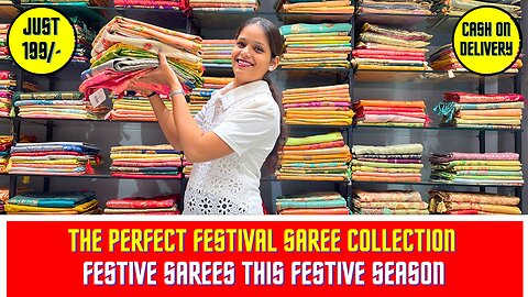 The perfect festival saree collection | Festive Sarees this Festive Season | parnika india |
