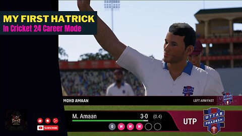My First Hat-Trick In Cricket 24 Career Mode! A Legendary Moment #cricket24 #hatrickhero #cricket