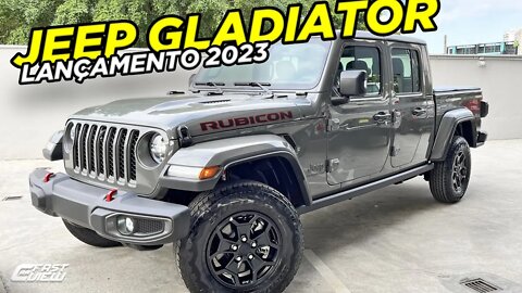 NOVO JEEP GLADIATOR RUBICON V6 2023 CHEGA POR R$500 MIL! MELHOR E + CARA PICAPE OFFROAD DO BRASIL!