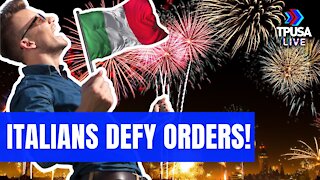 WATCH: NAPLES, ITALY COMPLETELY DEFIES MAYOR’S FIREWORK BAN DUE TO COVID