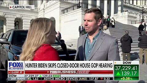 Disgraced Democrat Rep. Eric Swalwell Runs Interference For Hunter Biden On Capitol Hill