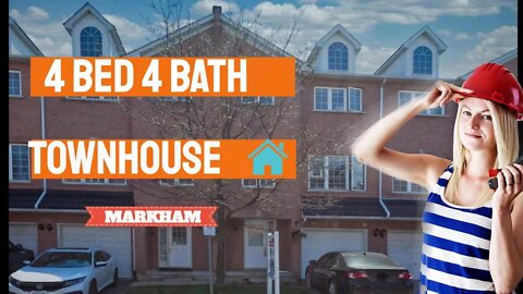 4 Bedroom Freehold Townhome For Sale In Markham | Walkout Basement - 2830 Denison St Markham