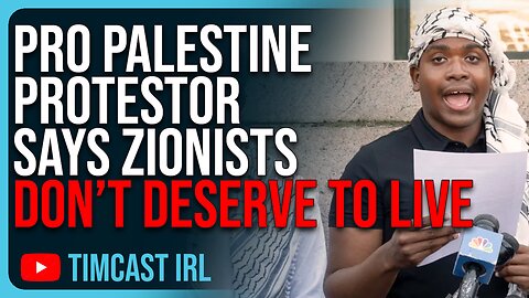Pro Palestine Protestor Says Zionists DON’T DESERVE TO LIVE, Gets BANNED By Columbia