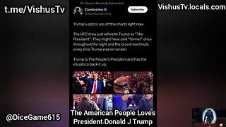 The American People Loves President Donald Trump... #VishusTv 📺