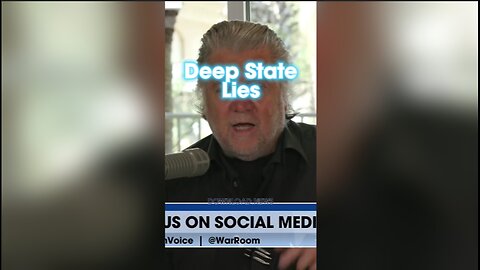 Steve Bannon: The Deep State is Lying To Speaker Johnson - 4/19/24