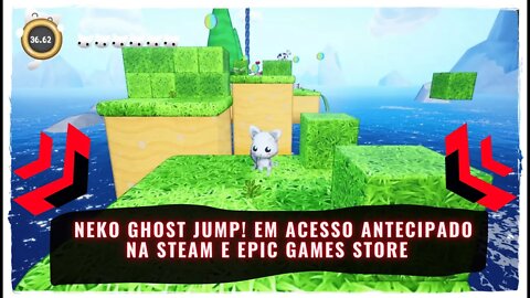 Neko Ghost, Jump! na Steam e Epic Games Store via Acesso Antecipado