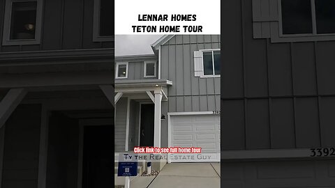 One Minute TETON MODEL HOME TOUR - Lennar Homes #hometour