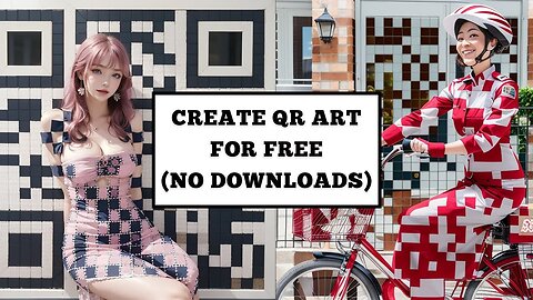 How To Create (Viral) QR Code Art For FREE - No Downloads! Detailed Tutorial