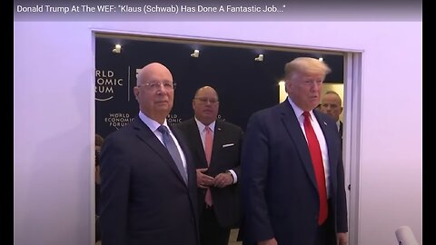 Trump's Reverse Speech Indicates Why He REALLY Congratulated Klaus Schwab at DAVOS 2020