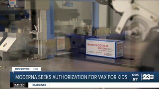 Moderna seeks authorization for COVID vaccine for kids as young as six months