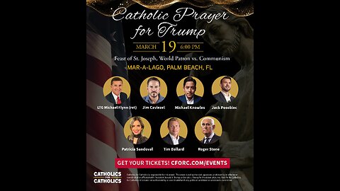 CATHOLIC PRAYER FOR TRUMP 3-19-24