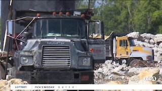 Construction site causing environmental and safety concerns for neighbors